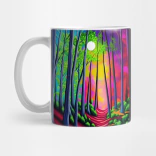 Beautiful Forest Moonlight Mug